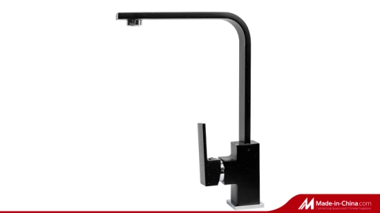 Grifo de agua potable cuadrado de acero inoxidable para cocina de 3 vías